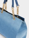 Bolso de mano de vaquero denim stone 251-2gab