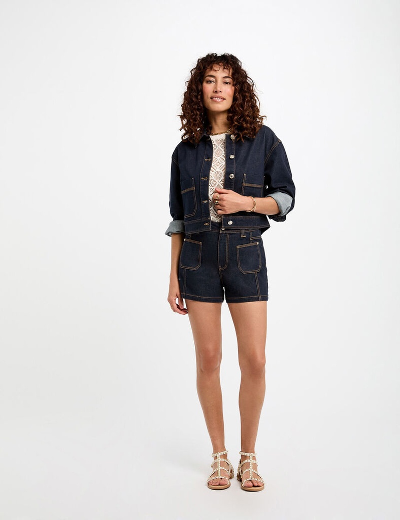 Chaqueta corta vaquero denim 252-Gadza
