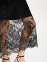 Falda larga con encaje negro 242-Jdenty