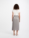 Falda larga plisada couleur argent 252-JPlisan