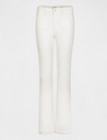 Pantalón boot-cut con detalles trenzados crudo 221-Pseven