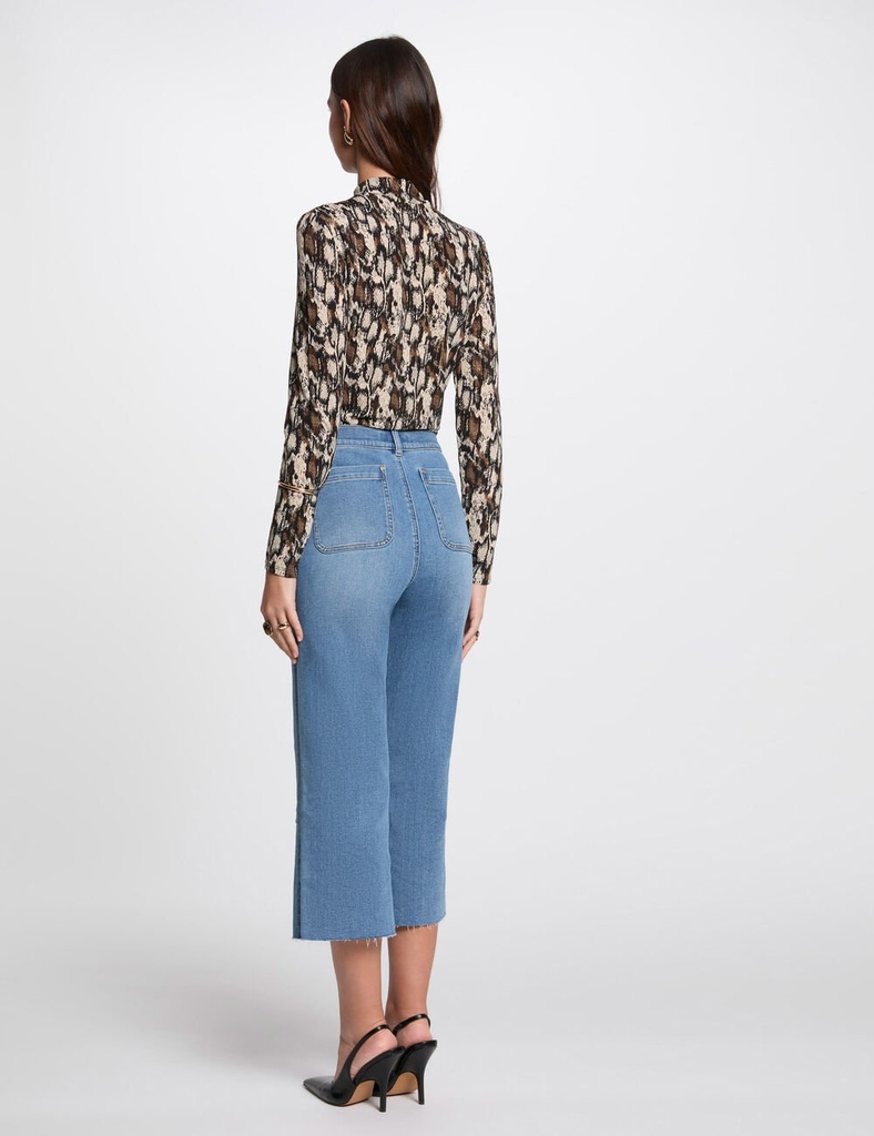 Pantalón pernera ancha denim stone 241-Pclic