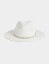 Sombrero trenzado con strass blanco 251-5STAR