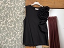 Top negro con flor tipo chanel LoK53692