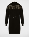Vestido punto corto recto negro 242-RMdanse