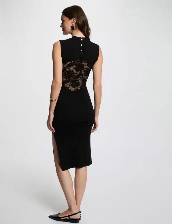 robe-tricot-courte-ajustee-noir-femme-vue2-32536311031710979.webp