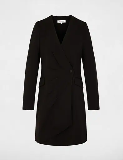 robe-blazer-col-v-noir-femme-vue3-32536311040390979.webp