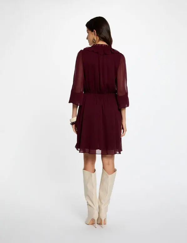 robe-courte-ajustee-prune-femme-vue2-32536311040940980.webp