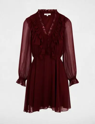 robe-courte-ajustee-prune-femme-vue3-32536311040940980.webp