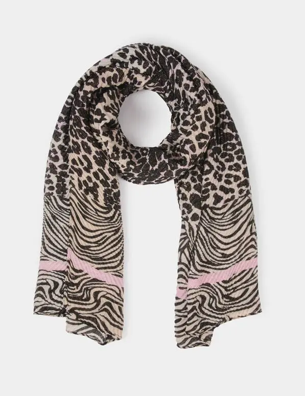 foulard-plisse-metallise-multicolore-femme-vue3-32536311044410900.webp