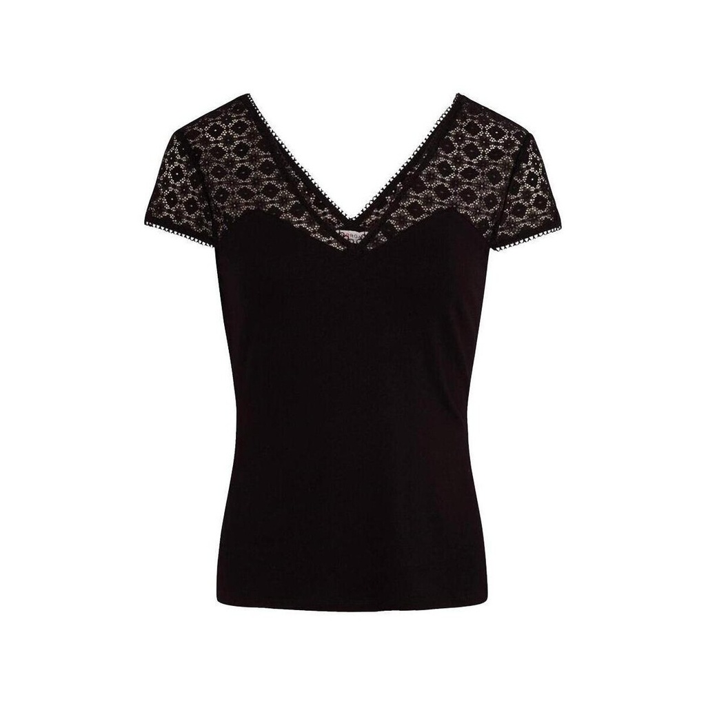 Camiseta de manga corta negro 251-Dflo