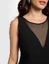 robe-courte-col-v-noir-femme-vue5-32536311048250979.webp