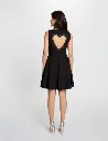 robe-courte-col-v-noir-femme-vue3-32536311048250979.webp