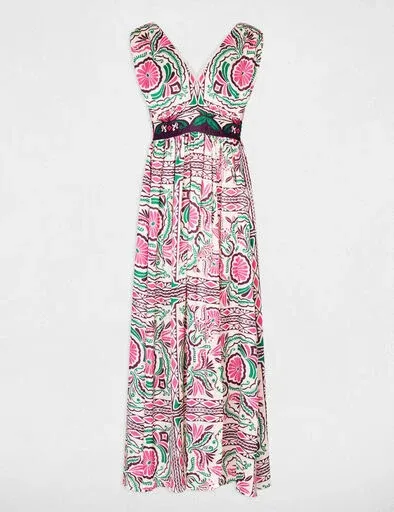 robe-longue-ajustee-multicolore-femme-vue3-32536311048200900.webp