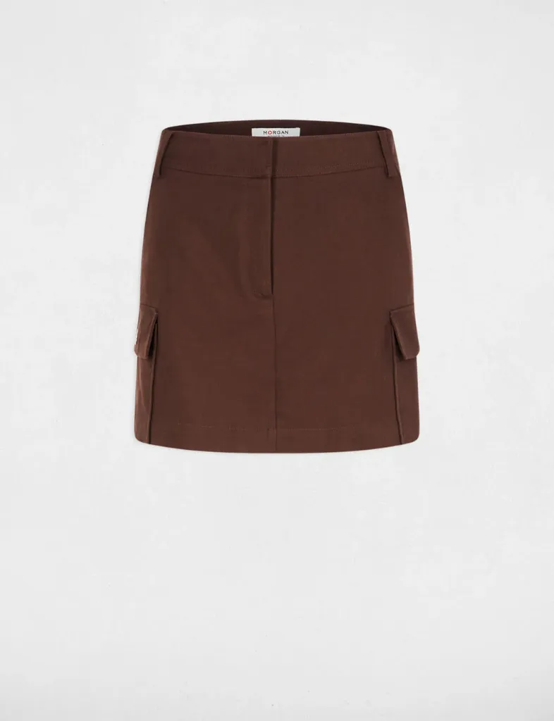 jupe-short-ajustee-courte-marron-fonce-femme-vue3-32536311062681208.webp