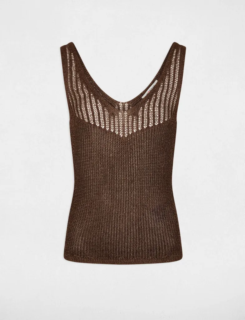 debardeur-ajuste-col-v-marron-fonce-femme-vue3-32536311061471208.webp