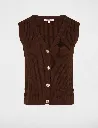 gilet-ajuste-col-v-marron-fonce-femme-vue3-32536311062131208.webp