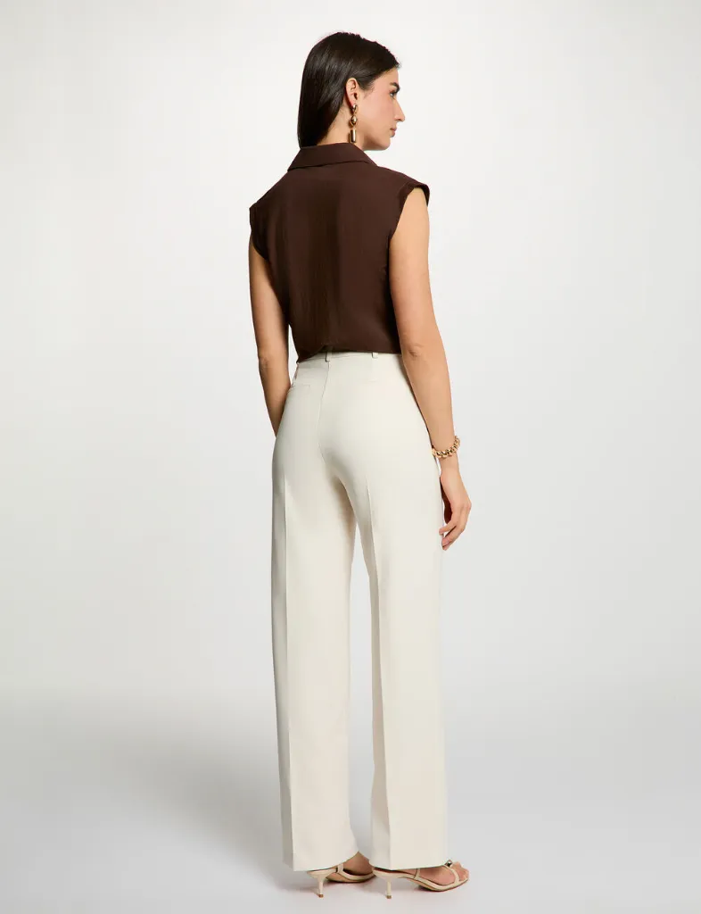 blouse-sans-manches-marron-fonce-femme-vue2-32536311026261208.webp