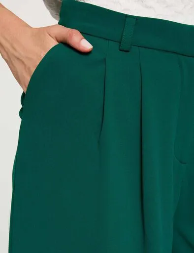 pantalon-large-taille-haute-vert-femme-vue4-32536311067851150.webp