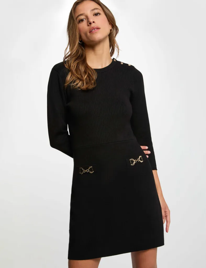 robe-tricot-boucle-manches-longues-noir-femme-vue5-32536311066660979.webp