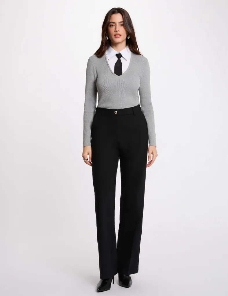 pull-2-en-1-col-a-revers-gris-clair-femme-vue5-32536311050810102.webp
