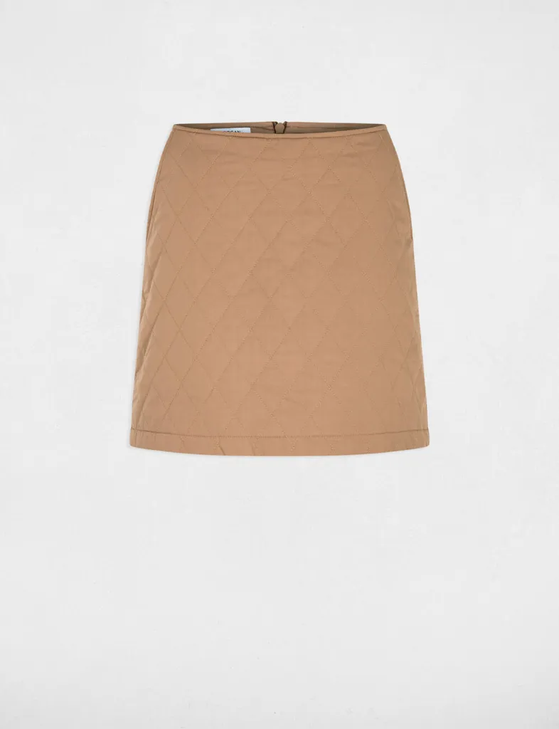 jupe-courte-matelassee-marron-cognac-femme-vue3-32536311073061260.webp