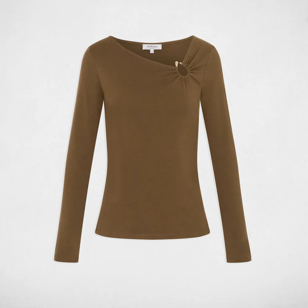 t-shirt-decollete-manches-longues-vert-kaki-femme-vue3-32536311073381261.webp