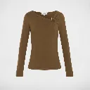 t-shirt-decollete-manches-longues-vert-kaki-femme-vue3-32536311073381261.webp