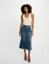 Falda vaquero midi ajustada denim stone 252-Jafter ..