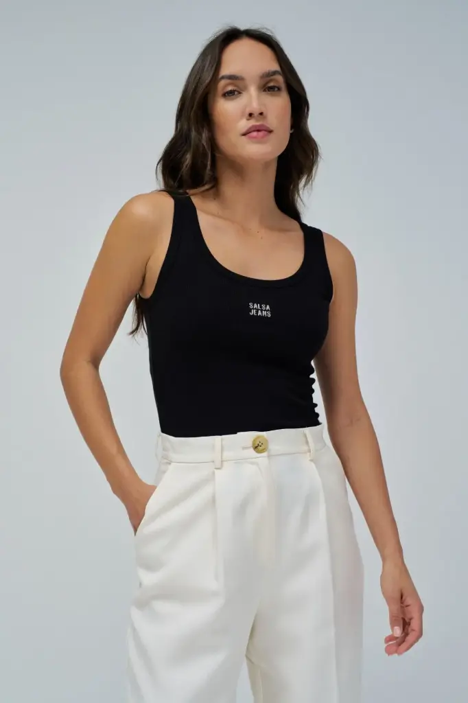 TOP BÁSICO 21010449 .. (Tallas: Ts, color: negro)