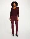 Pantalón bootcut ciruela 252-Plumi