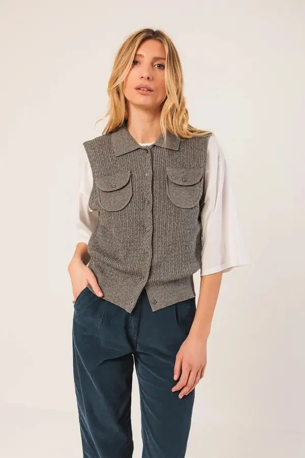 Top chaleco ochos V.VI25.RD492 (Tallas: Ts)