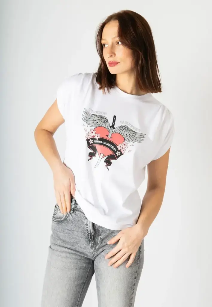 Camiseta Corazon Guerrero C20-813 (Tallas: Ts)