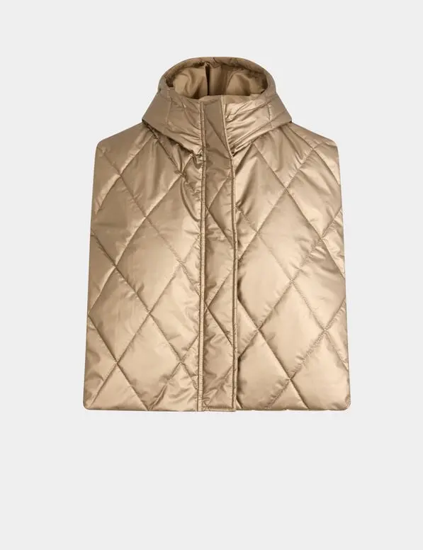 Poncho con cuello acolchado 252-5Codou