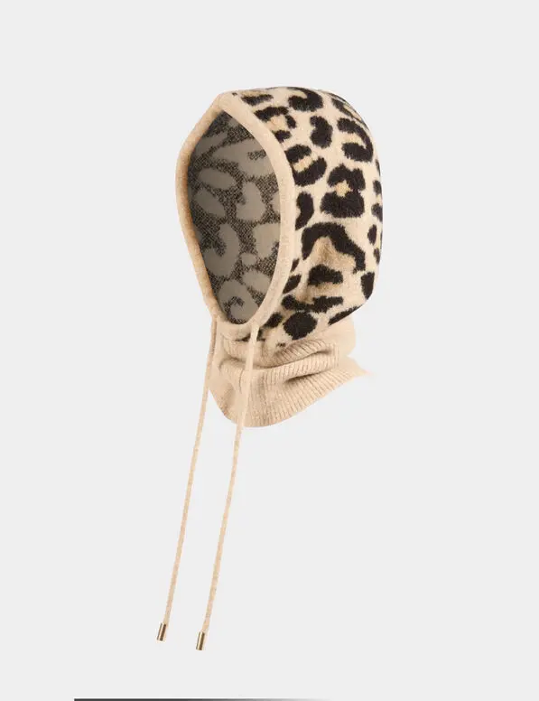 Pasamontañas estampado leopardo multicolor 252-5Caleo