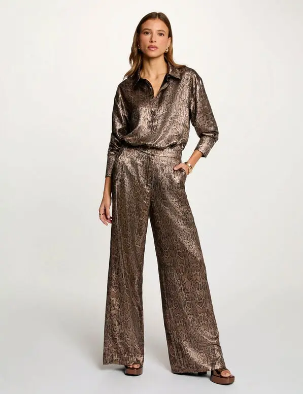 Pantalon raso serpiente 252-Pjeng.F (Tallas: T36)