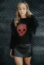 Camiseta volantes Mary Shelley Calavera C21-918