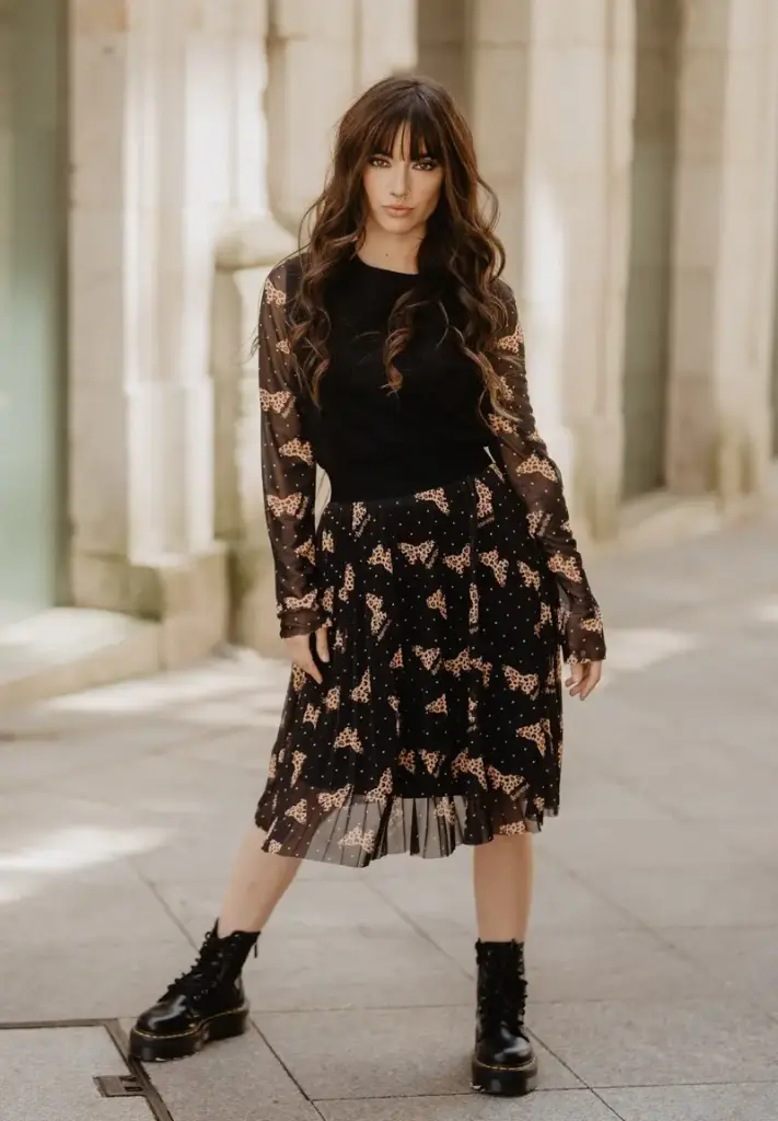Falda Las Mariposas C21-947 (Tallas: Ts)