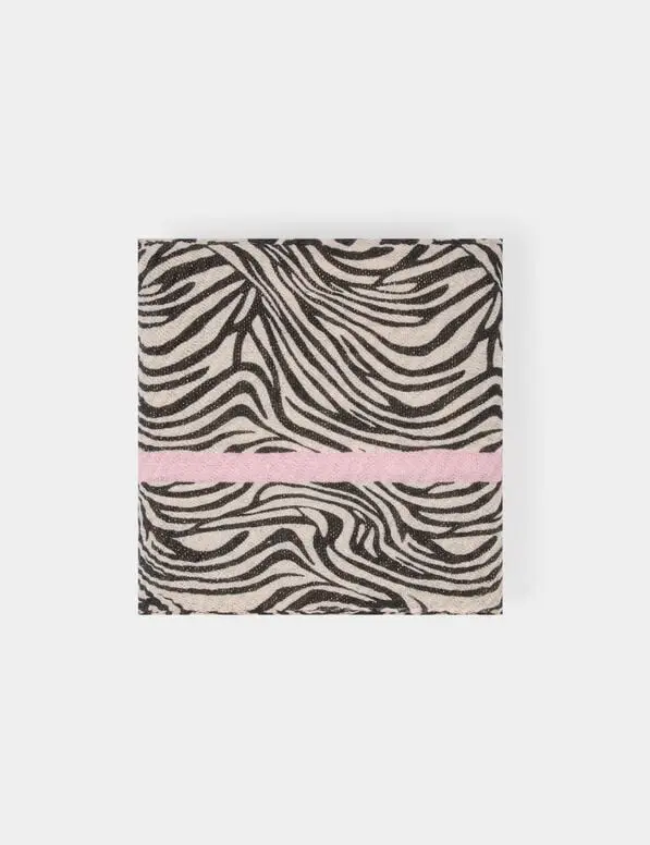 Pañuelo plisado metalizado multicolor 261-5Pliro