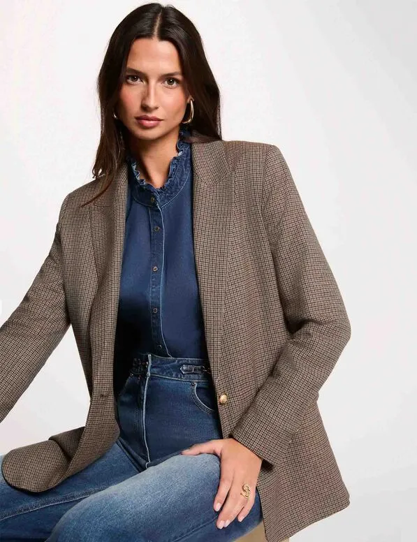 Americana cuadros 261-Ven (Tallas: T36)