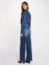 Vaquero ancho de tiro alto denim stone 261-Pizet