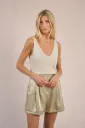 Top de mujer de tirantes, estampado lunares.LAW135EE