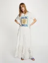 Falda larga detalle encaje blanco mujer 251-Jboy