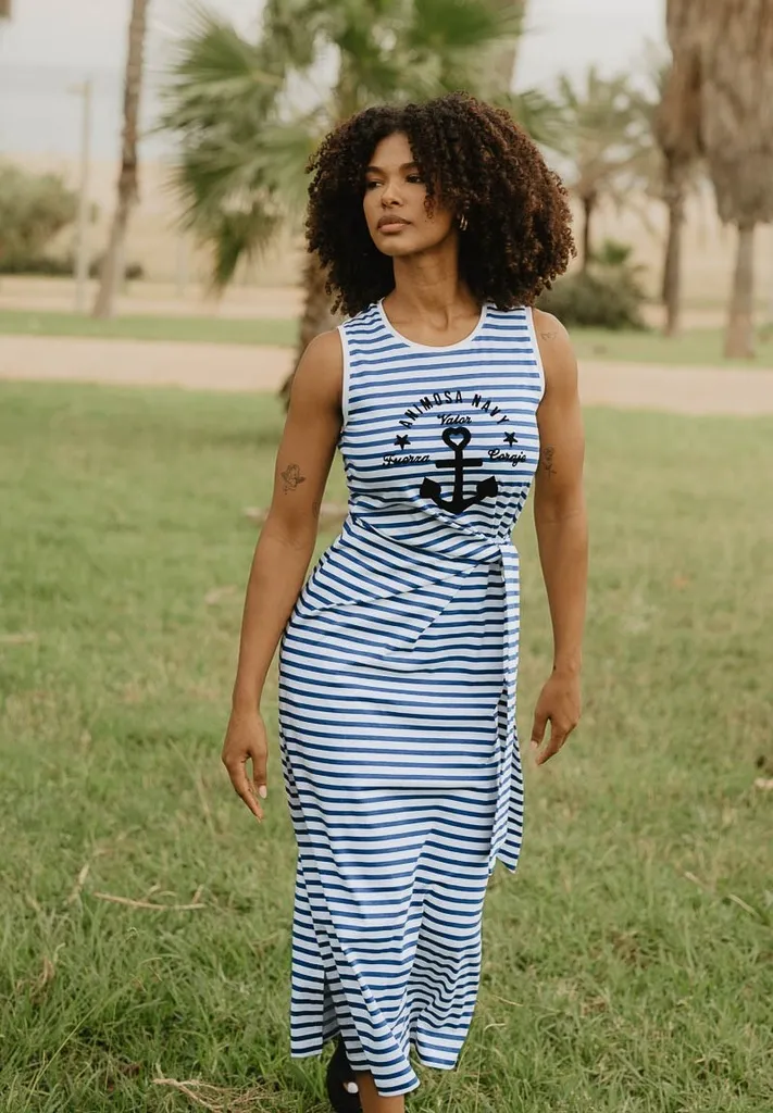 Vestido Ancla Navy C22-113