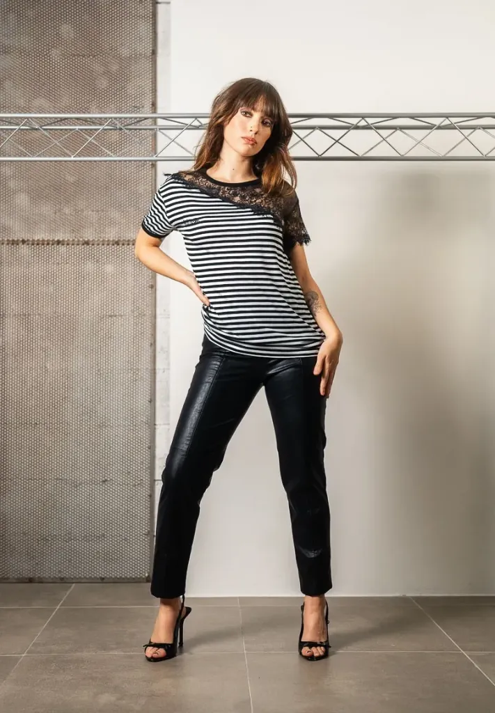 Camiseta Essential rayas C22-155