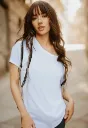 Camiseta blanca con cadenas C21-917A