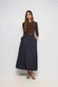 VESTIDO CON MEZCLA DE MATERIALES 21011543