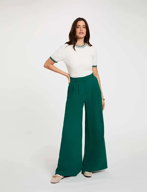 Pantalón ancho de tiro alto  262-Pomo.f