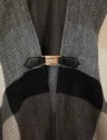 Poncho con cuello abierto multicolor 261-5clac