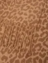 Bufanda con estampado animal beige 262-5ton